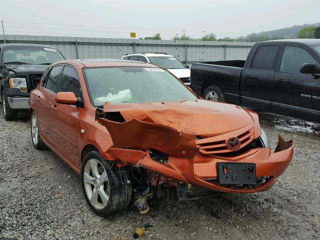 JM1BK343151218653 - 2005 MAZDA 3 HATCHBAC ORANGE photo 1