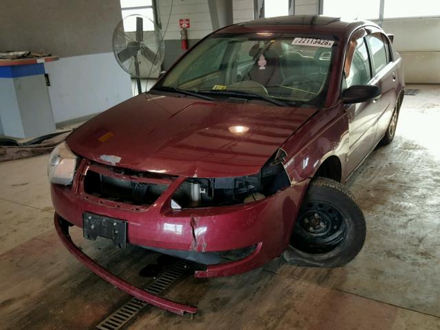 1G8AJ55F27Z114657 - 2007 SATURN ION LEVEL RED photo 2