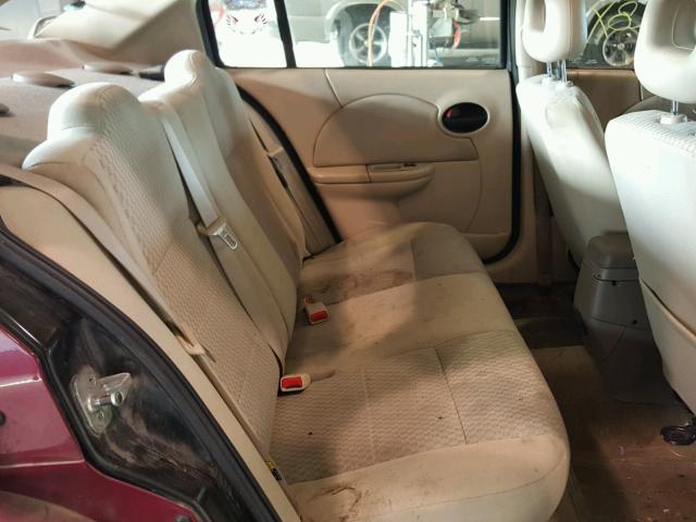1G8AJ55F27Z114657 - 2007 SATURN ION LEVEL RED photo 6