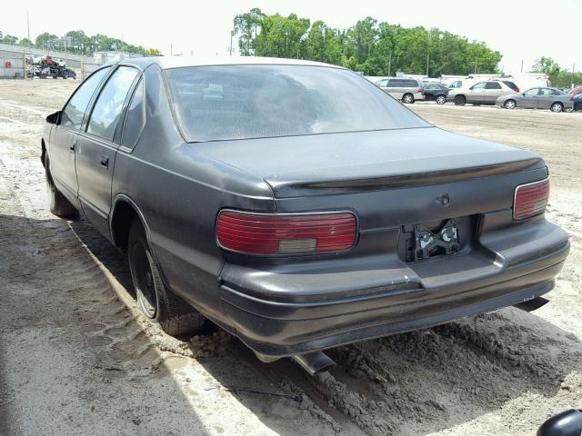 1G1BL52PXTR103801 - 1996 CHEVROLET CAPRICE / 黑色 照片 3