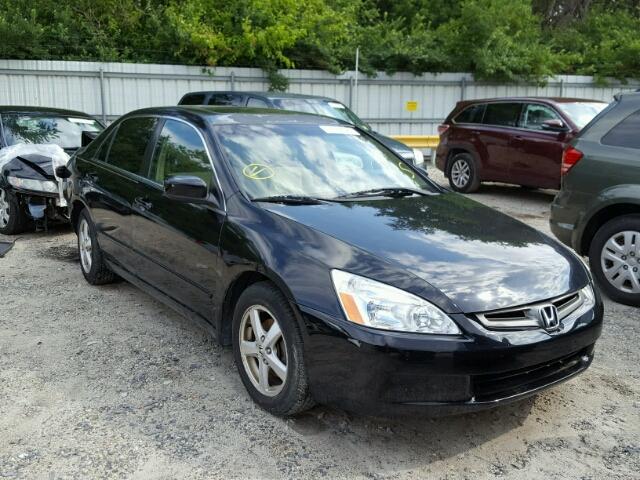 1HGCM56693A098553 - 2003 HONDA ACCORD EX BLACK photo 1