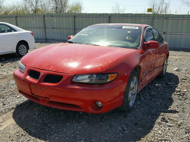 1G2WR5214YF309678 - 2000 PONTIAC GRAND PRIX 红色 照片 2