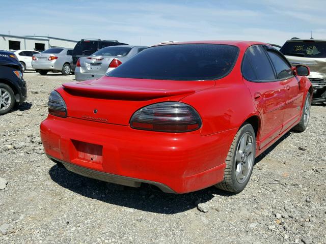 1G2WR5214YF309678 - 2000 PONTIAC GRAND PRIX 红色 照片 4