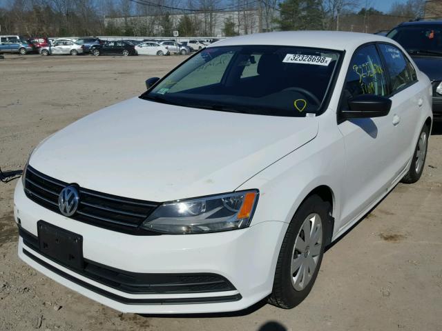 3VW2K7AJ8FM347985 - 2015 VOLKSWAGEN JETTA BASE Սպիտակ լուսանկար 2