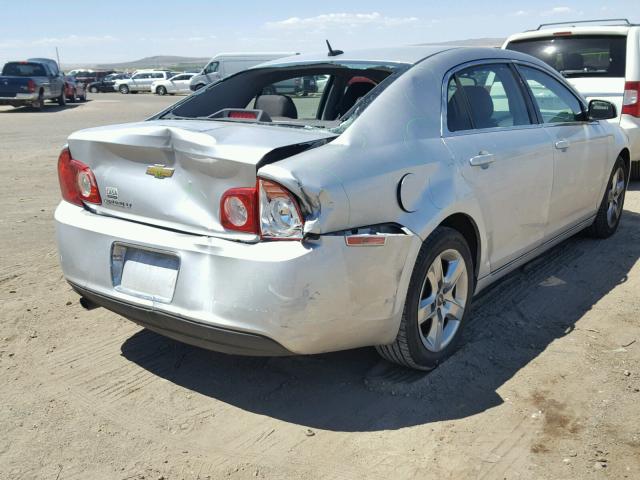 1G1ZC5EB8AF224906 - 2010 CHEVROLET MALIBU 1LT SILVER photo 4