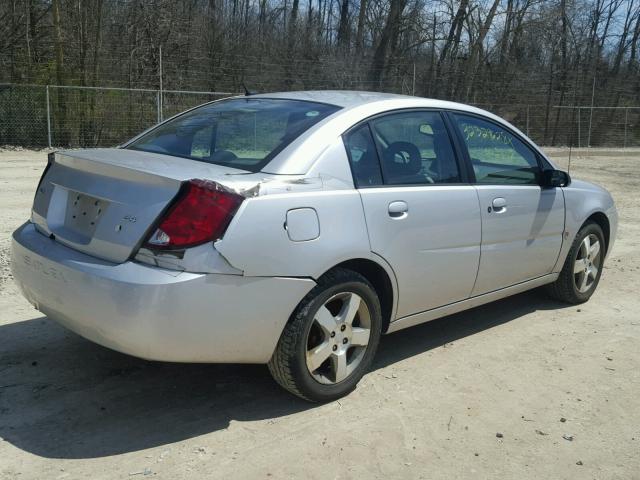 1G8AK55BX7Z131295 - 2007 SATURN ION LEVEL SILVER photo 4
