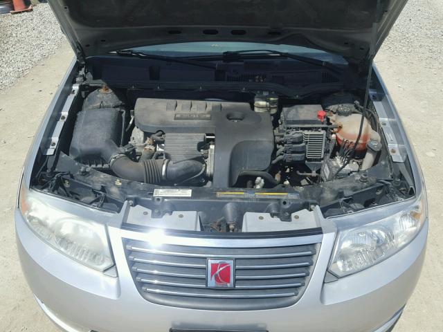 1G8AK55BX7Z131295 - 2007 SATURN ION LEVEL SILVER photo 7