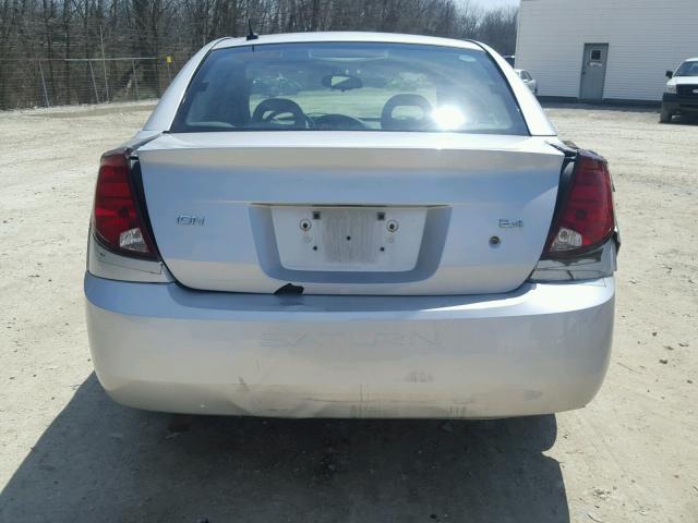 1G8AK55BX7Z131295 - 2007 SATURN ION LEVEL SILVER photo 9