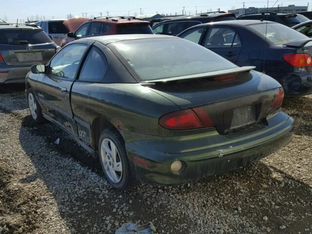 1G2JB1249Y7215369 - 2000 PONTIAC SUNFIRE SE GREEN photo 3