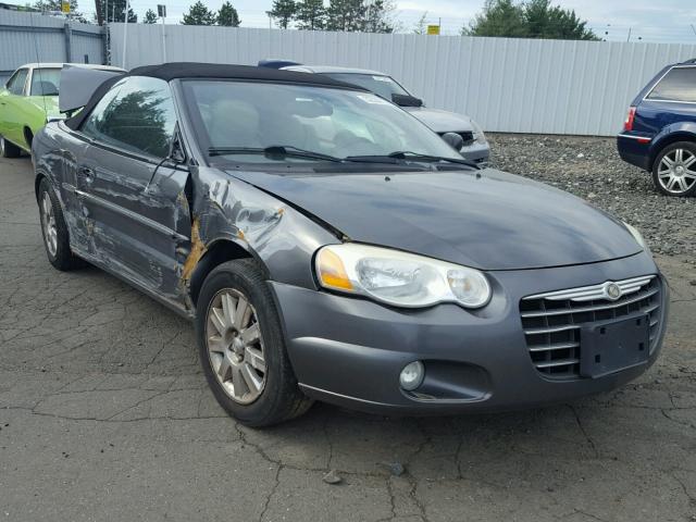 1C3EL65R45N707656 - 2005 CHRYSLER SEBRING LI GRAY photo 1