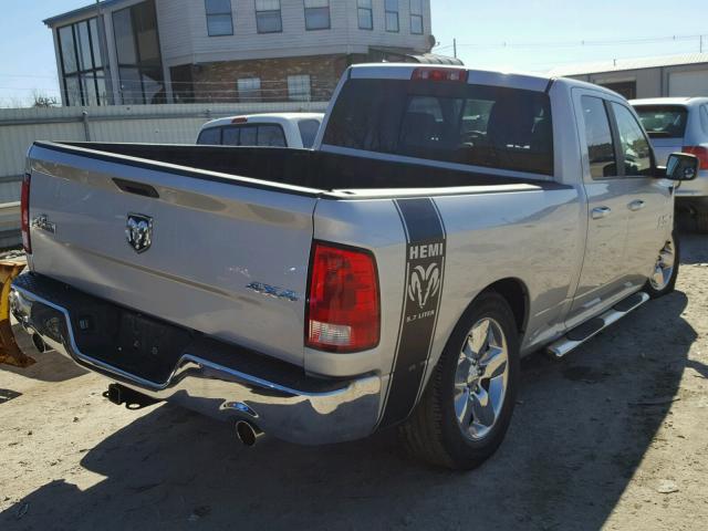 1C6RR7GT0FS571742 - 2015 RAM 1500 SLT SILVER photo 4