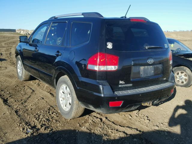 KNDJH741095026011 - 2009 KIA BORREGO LX BLACK photo 3