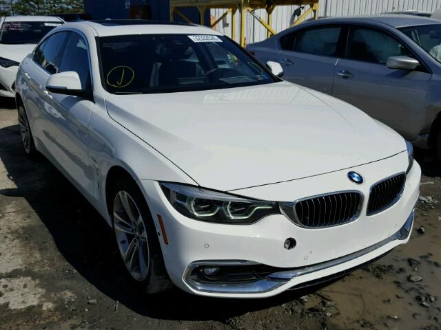 WBA4J3C56JBG91001 - 2018 BMW 430XI GRAN WHITE photo 1