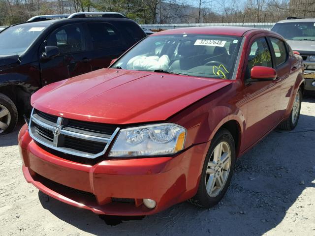 1B3CC5FB5AN221741 - 2010 DODGE AVENGER R/ RED photo 2