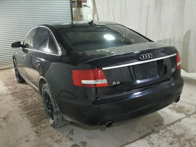 WAUDH74F18N094483 - 2008 AUDI A6 3.2 QUA BLACK photo 3