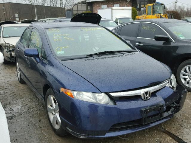1HGFA16928L084420 - 2008 HONDA CIVIC EXL BLUE photo 1