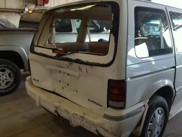 2B4GH2530PR302777 - 1993 DODGE CARAVAN WHITE photo 9