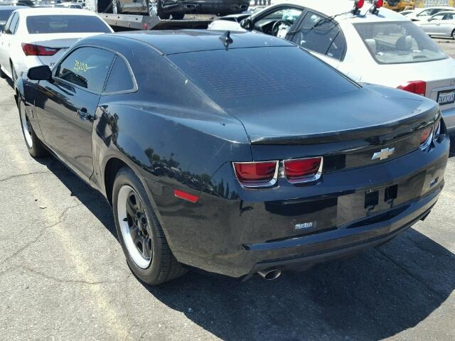 2G1FA1E38D9180994 - 2013 CHEVROLET CAMARO LS BLACK photo 3