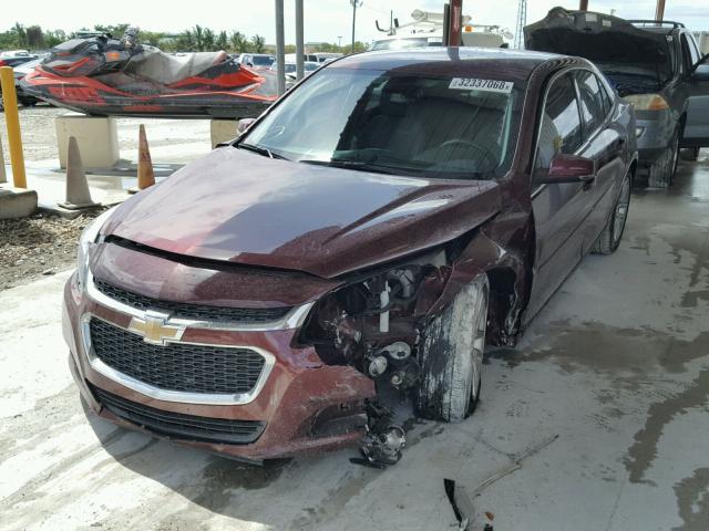 1G11C5SL9FF336731 - 2015 CHEVROLET MALIBU 1LT 勃艮第红 照片 2