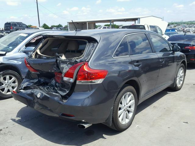 4T3ZE11A89U011164 - 2009 TOYOTA VENZA BASE GRAY photo 4