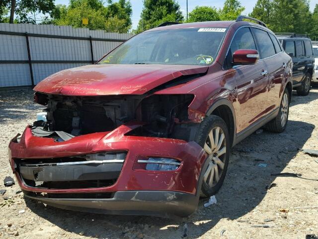 JM3TB28A780158208 - 2008 MAZDA CX-9 RED photo 2