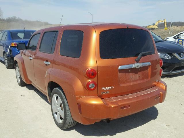 3GNDA13D27S561734 - 2007 CHEVROLET HHR LS 橙色 照片 3