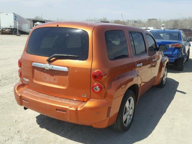 3GNDA13D27S561734 - 2007 CHEVROLET HHR LS 橙色 照片 4
