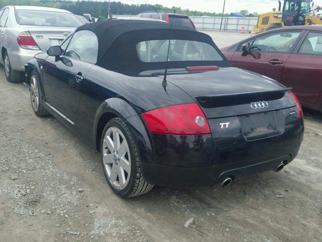 TRUUT28N851005992 - 2005 AUDI TT QUATTRO BLACK photo 3