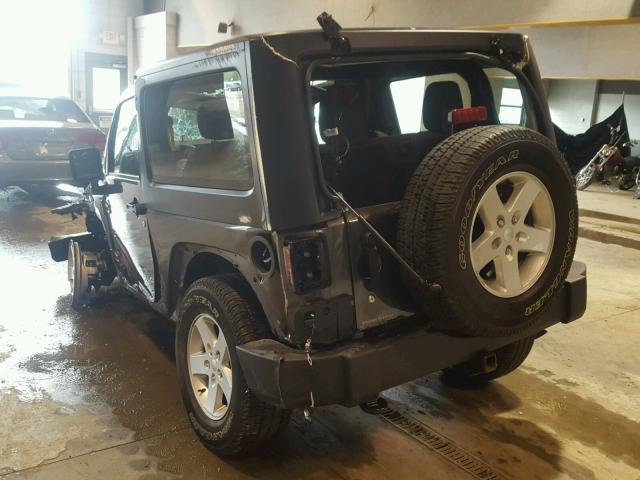 1C4AJWAG0GL282116 - 2016 JEEP WRANGLER S GRAY photo 3
