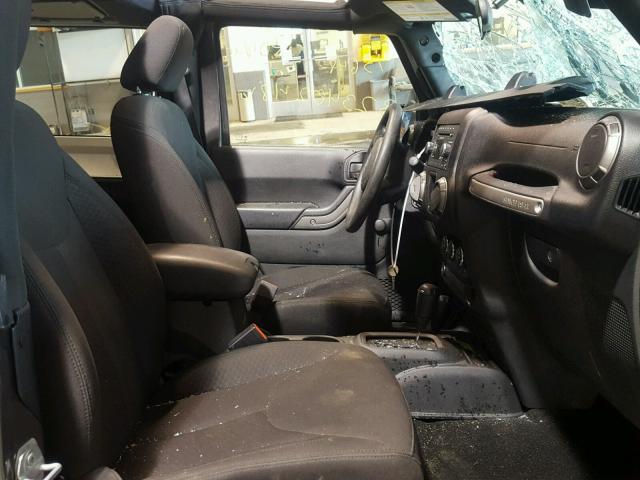 1C4AJWAG0GL282116 - 2016 JEEP WRANGLER S GRAY photo 5