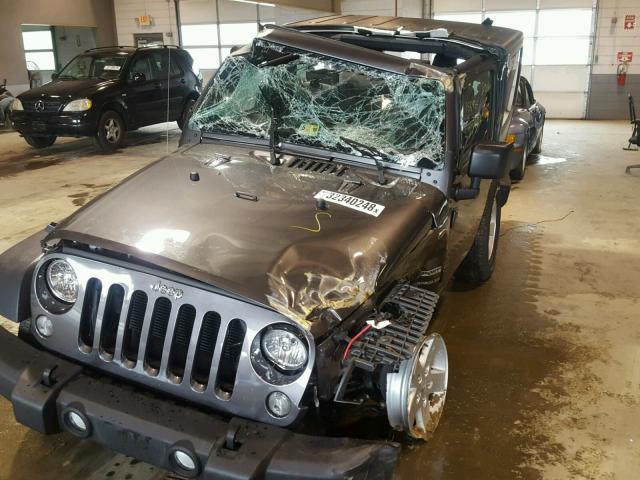 1C4AJWAG0GL282116 - 2016 JEEP WRANGLER S GRAY photo 9