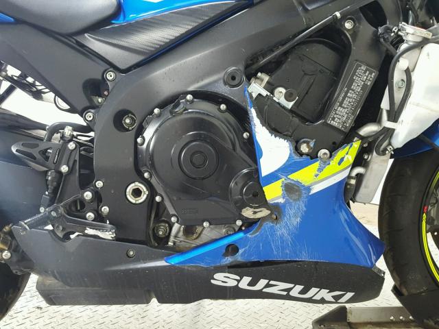 JS1GN7FA1H2100109 - 2017 SUZUKI GSX-R600 BLUE photo 12