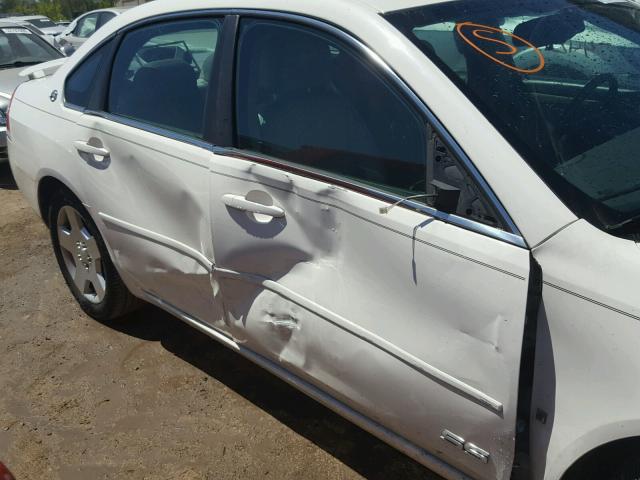 2G1WD58C669196656 - 2006 CHEVROLET IMPALA SUP 白色 照片 10