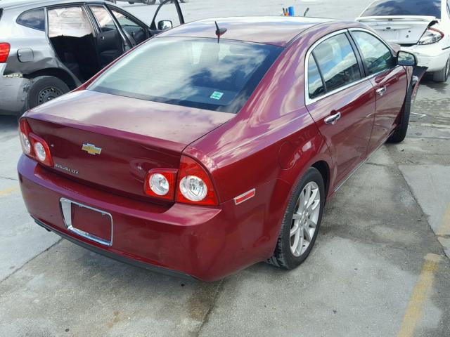 1G1ZE5EB2AF246409 - 2010 CHEVROLET MALIBU LTZ 红色 照片 4