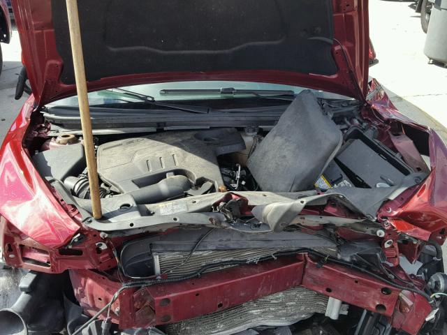 1G1ZE5EB2AF246409 - 2010 CHEVROLET MALIBU LTZ 红色 照片 7