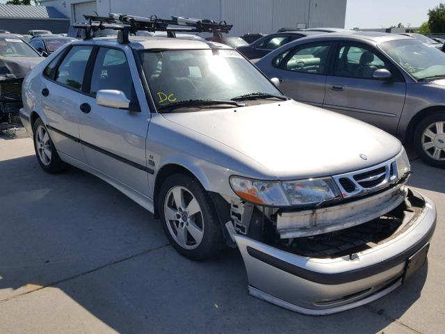 YS3DF58K227015945 - 2002 SAAB 9-3 SE SILVER photo 1