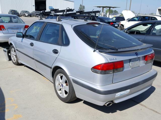 YS3DF58K227015945 - 2002 SAAB 9-3 SE SILVER photo 3