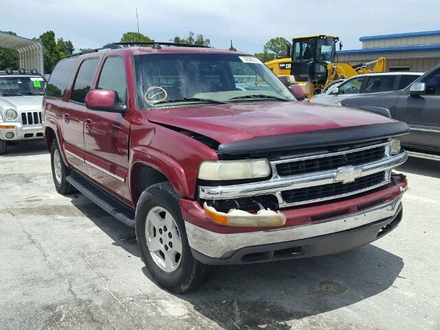 1GNFK16Z15J125694 - 2005 CHEVROLET SUBURBAN K BURGUNDY photo 1