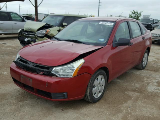1FAHP3EN5AW296397 - 2010 FORD FOCUS S RED photo 2