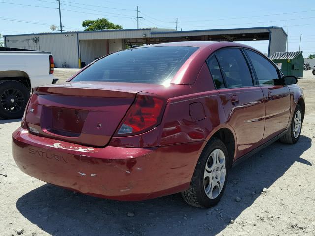 1G8AJ55F56Z100279 - 2006 SATURN ION LEVEL ბურგუნდია ფოტო 4