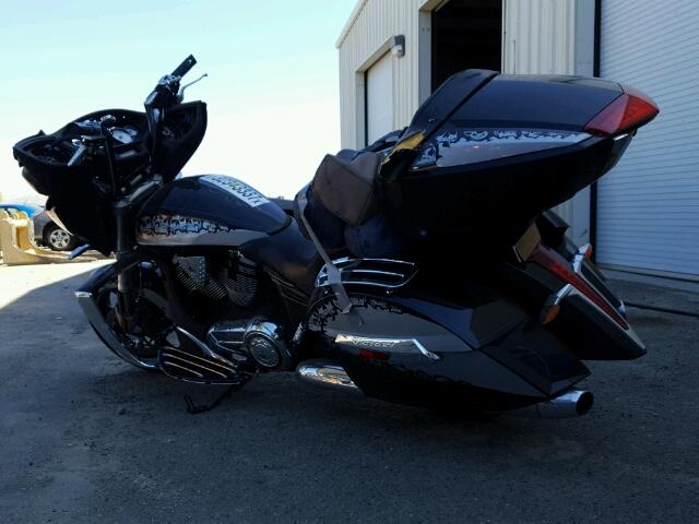 5VPDB36D3A3004665 - 2010 VICTORY MOTORCYCLES CROSS COUN Negro foto 3