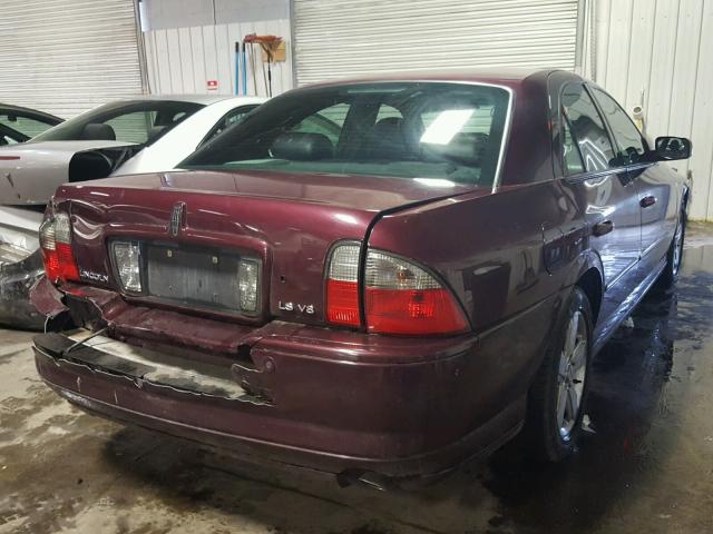 1LNHM87A36Y637684 - 2006 LINCOLN LS 勃艮第红 照片 4