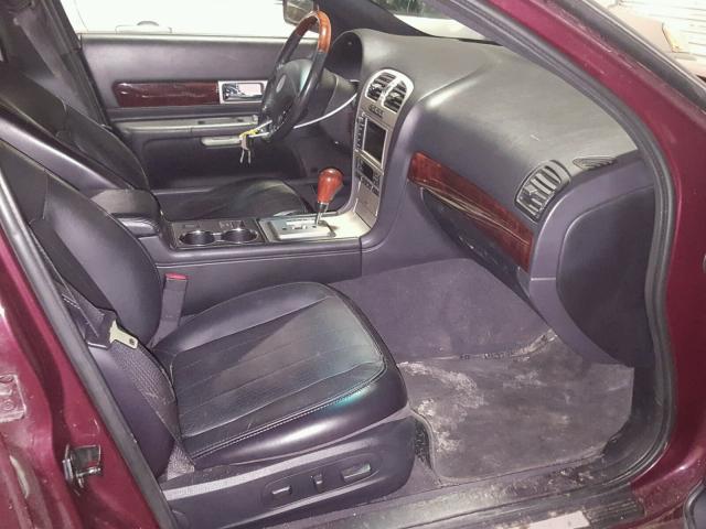 1LNHM87A36Y637684 - 2006 LINCOLN LS 勃艮第红 照片 5