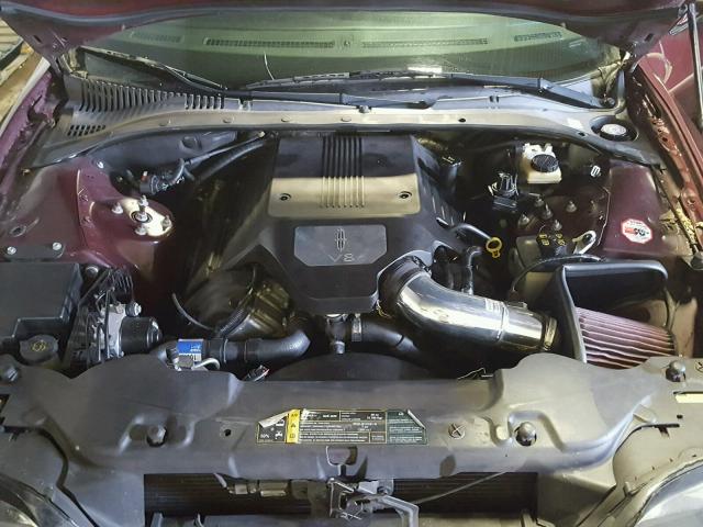 1LNHM87A36Y637684 - 2006 LINCOLN LS 勃艮第红 照片 7