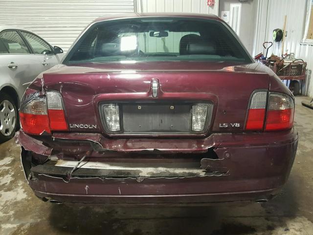 1LNHM87A36Y637684 - 2006 LINCOLN LS 勃艮第红 照片 9