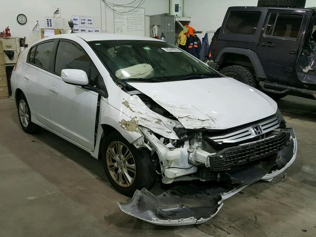 JHMZE2H70AS016354 - 2010 HONDA INSIGHT EX WHITE photo 1