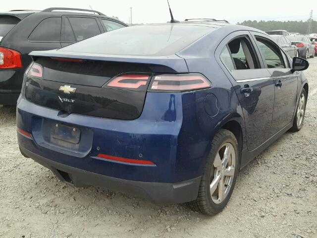 1G1RA6E47CU112772 - 2012 CHEVROLET VOLT BLUE photo 4