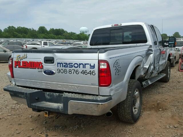 1FT7X2B62CEC28726 - 2012 FORD F250 SUPER SILVER photo 4