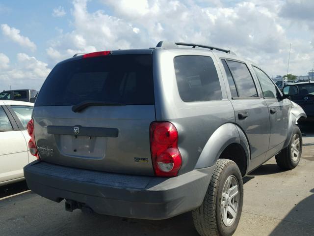 1D8HD38P67F501882 - 2007 DODGE DURANGO SX GRAY photo 4