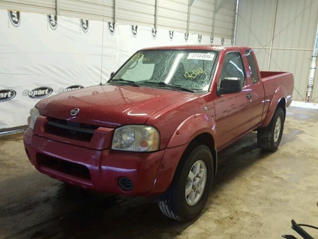 1N6MD26Y73C464238 - 2003 NISSAN FRONTIER K RED photo 2